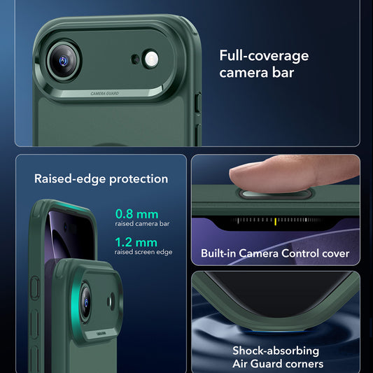 MagSafe cover til Apple iPhone 17 Air, ESR, Classic Hybrid, Satineret Grøn