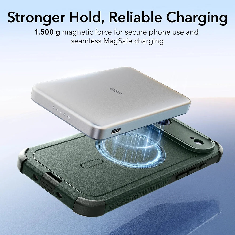 MagSafe cover til Apple iPhone 17 Air, ESR, Cyber, Grøn