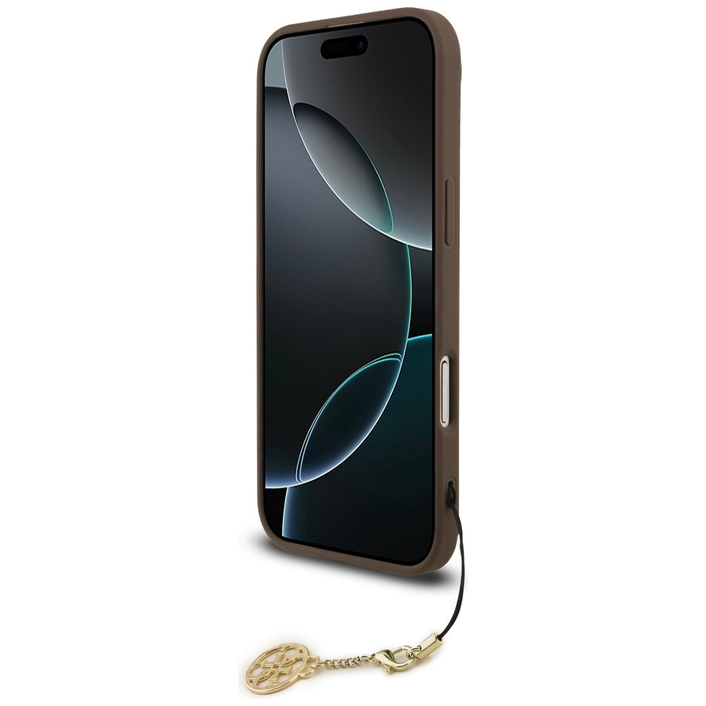 MagSafe cover til Apple iPhone 17 Air, Guess, 4G Charm Cradle, Brun