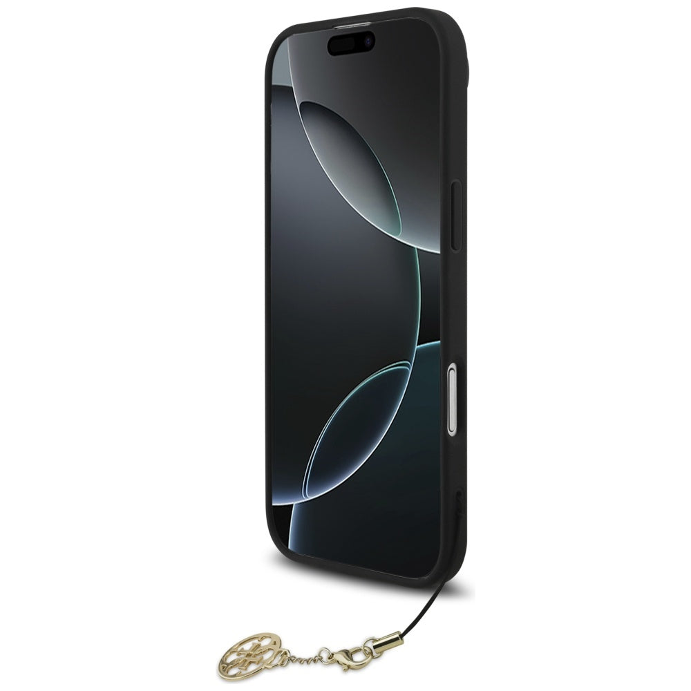 MagSafe cover til Apple iPhone 17 Air, Guess, 4G Charm Cradle, Sort