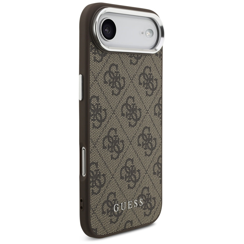 MagSafe cover til Apple iPhone 17 Air, Guess, 4G Classic Logo, Brun