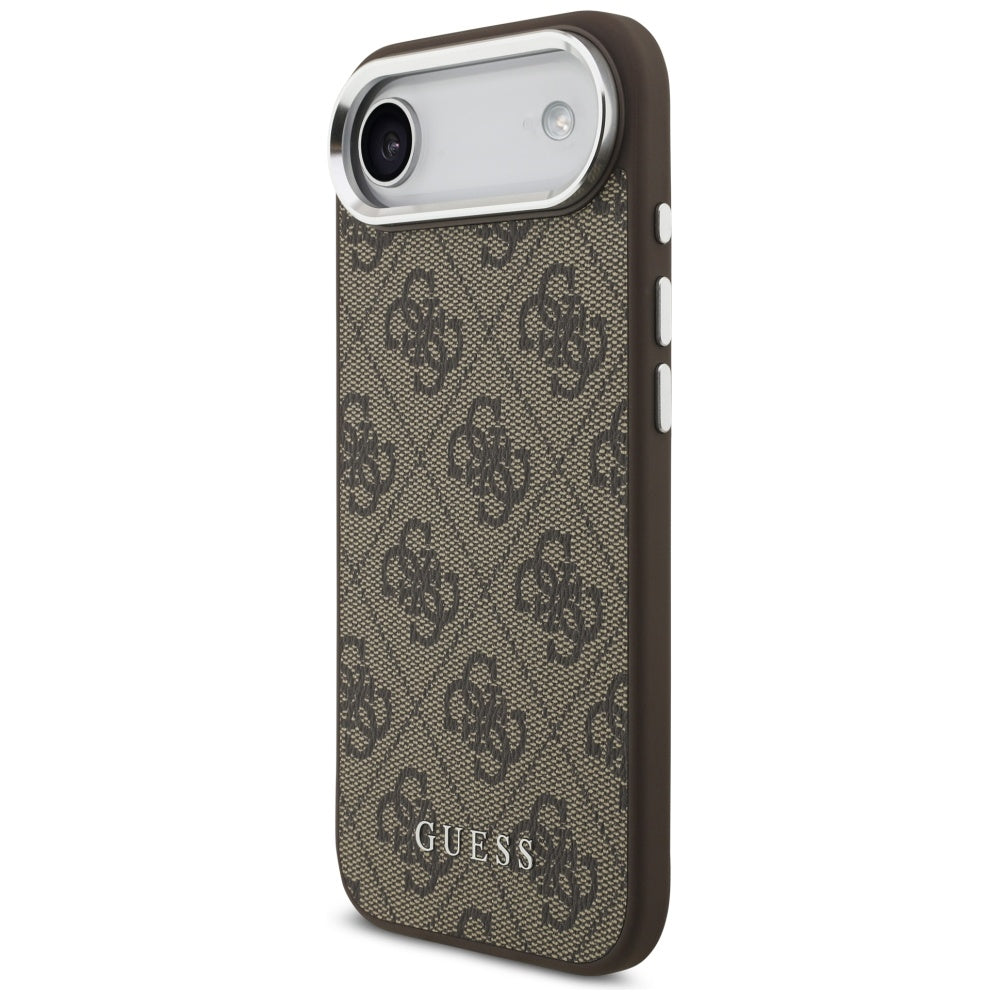 MagSafe cover til Apple iPhone 17 Air, Guess, 4G Classic Logo, Brun