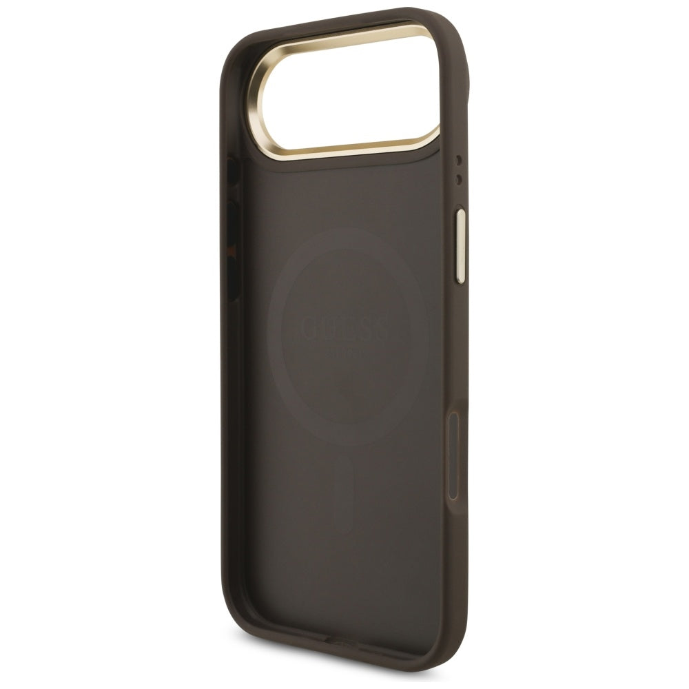 MagSafe cover til Apple iPhone 17 Air, Guess, 4G Strass Logo, Brun