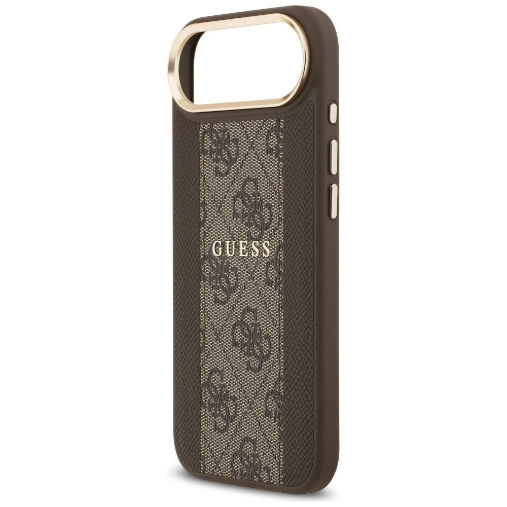 MagSafe cover til Apple iPhone 17 Air, Guess, 4G Stripe, Brun