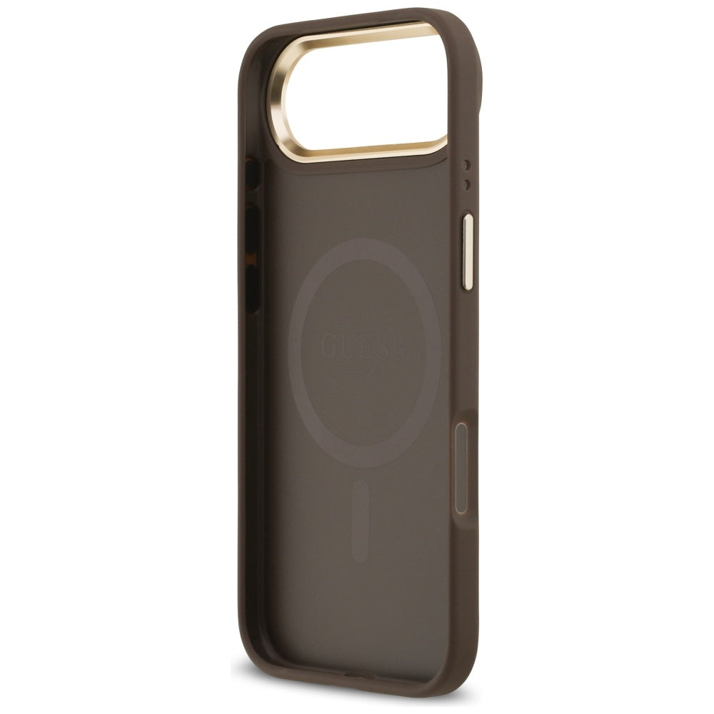 MagSafe cover til Apple iPhone 17 Air, Guess, 4G Stripe, Brun