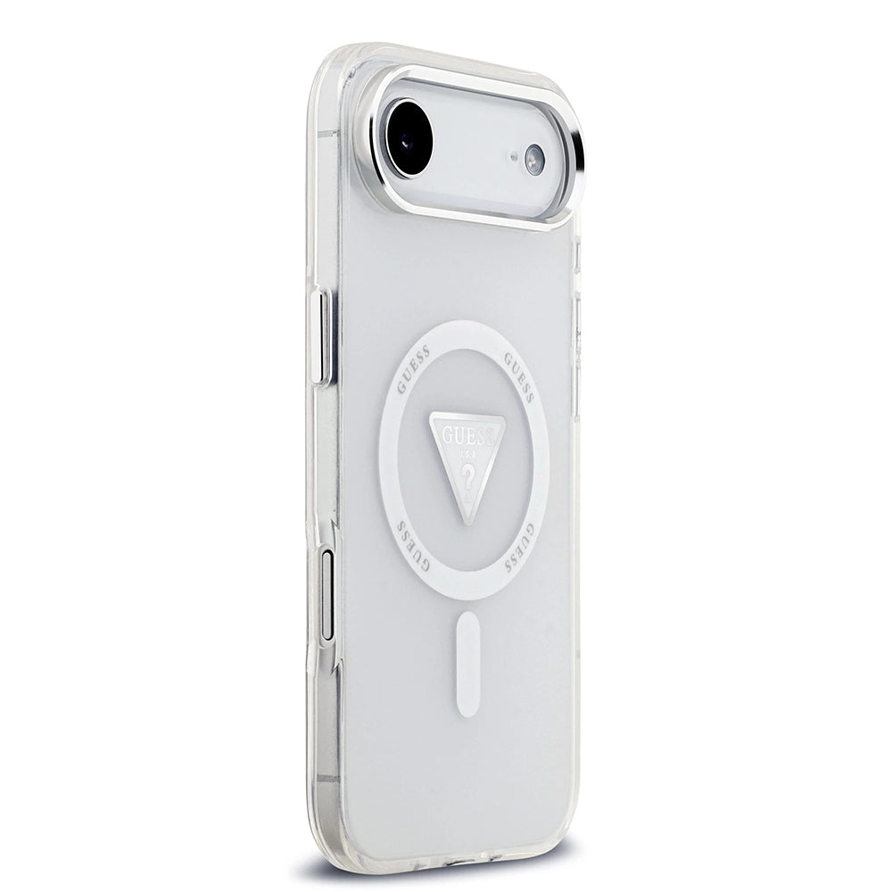 MagSafe cover til Apple iPhone 17 Air, Guess, IML Gradient Triangle Logo, Transparent