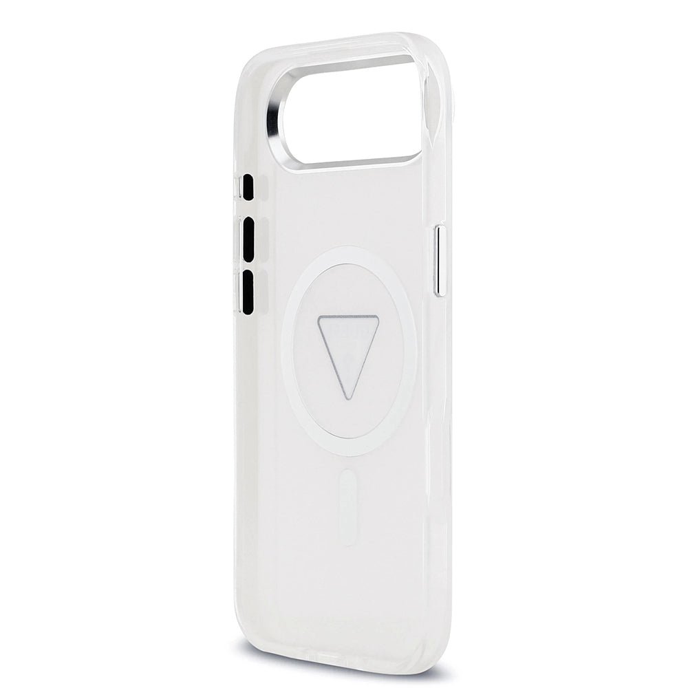 MagSafe cover til Apple iPhone 17 Air, Guess, IML Gradient Triangle Logo, Transparent