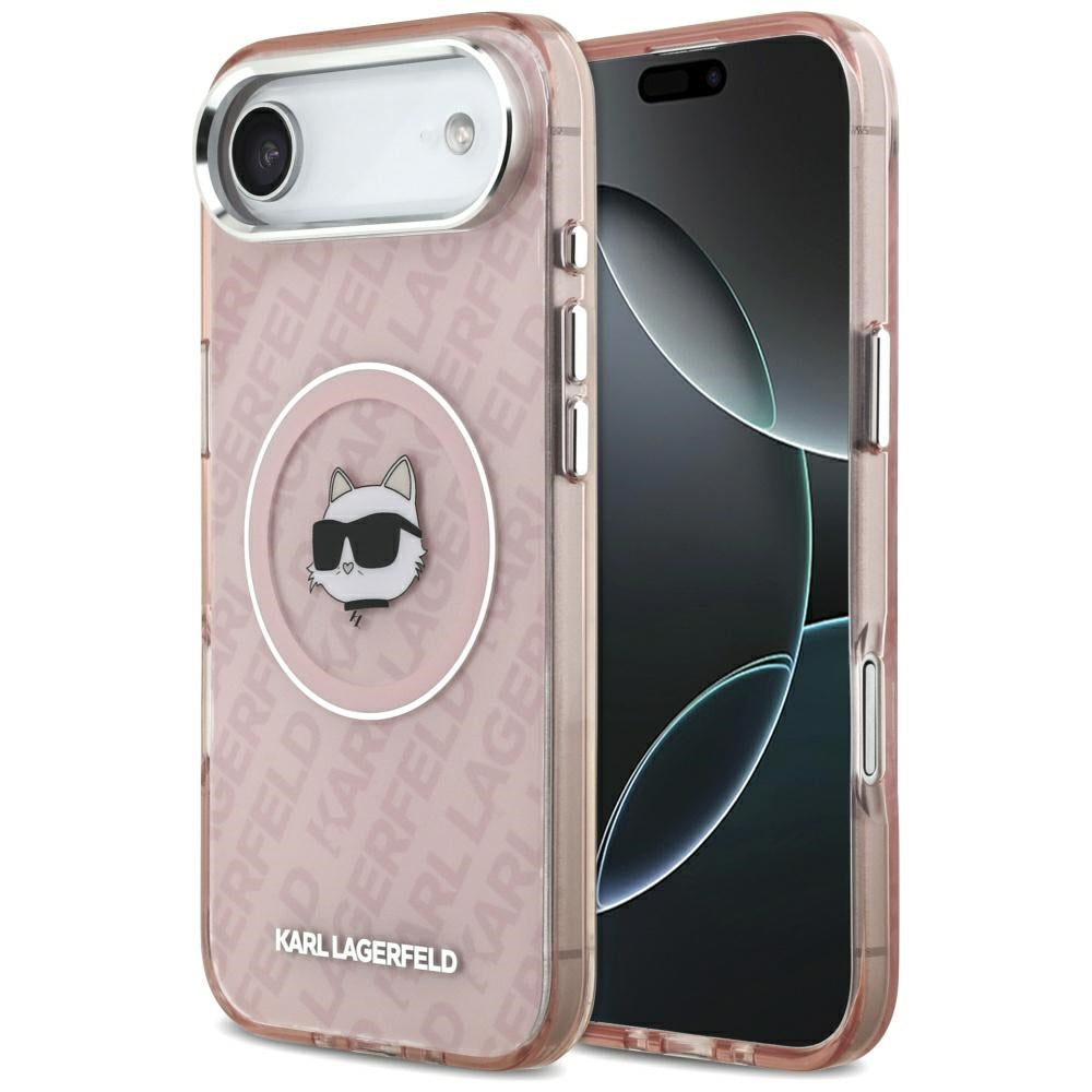 MagSafe cover til Apple iPhone 17 Air, Karl Lagerfeld, IML Choupette's Head, Pink
