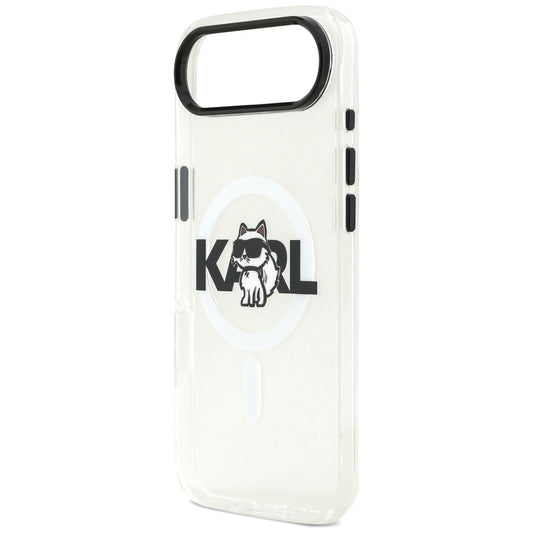 MagSafe cover til Apple iPhone 17 Air, Karl Lagerfeld, IML Sketch Logo Choupette, Gennemsigtig