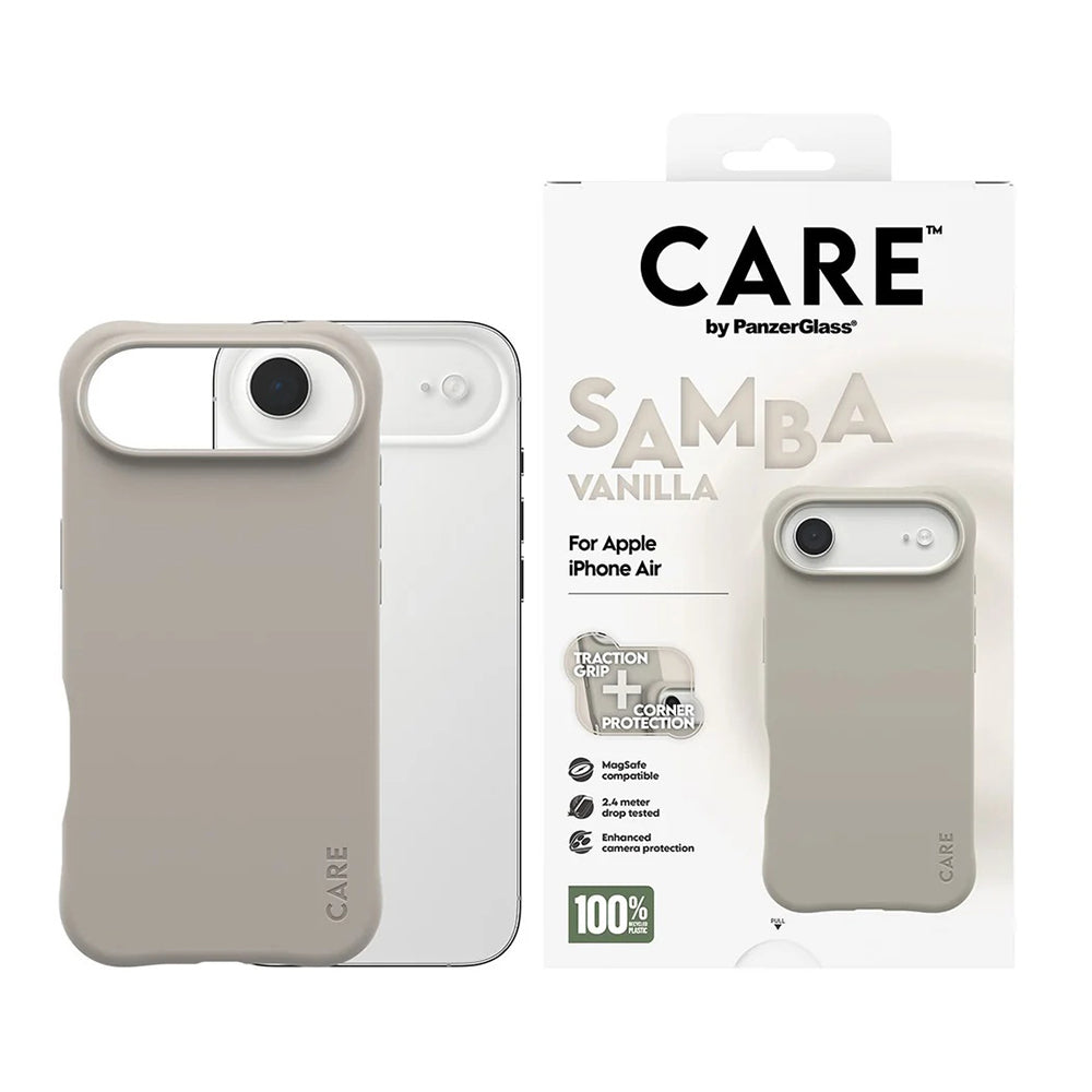 MagSafe cover til Apple iPhone 17 Air, PanzerGlass, Fashionable Care, Beige
