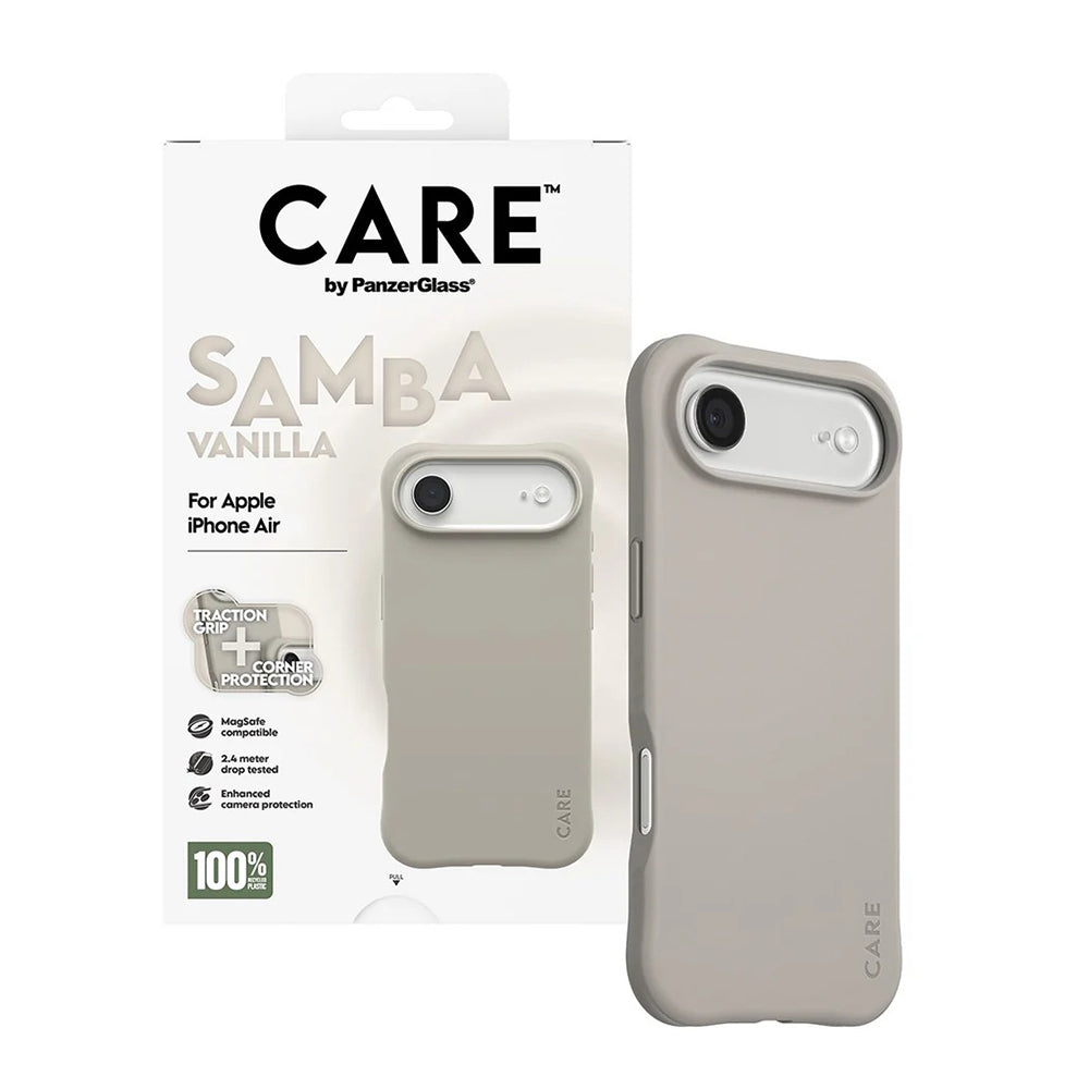 MagSafe cover til Apple iPhone 17 Air, PanzerGlass, Fashionable Care, Beige