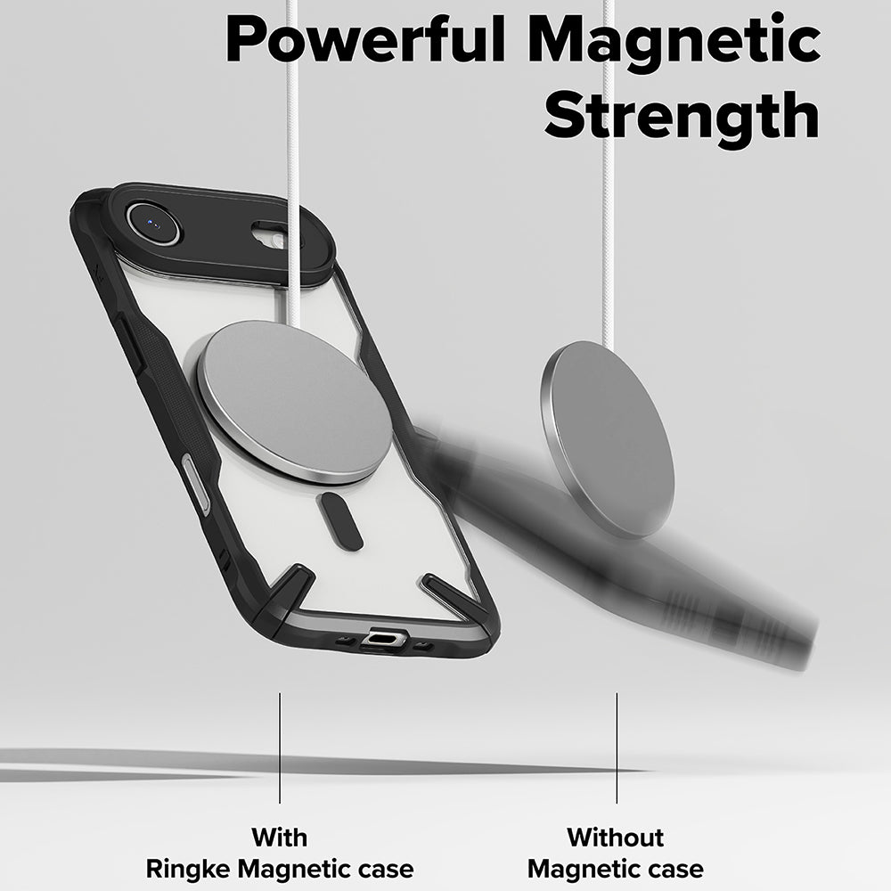 MagSafe cover til Apple iPhone 17 Air, Ringke, Fusion X, Sort