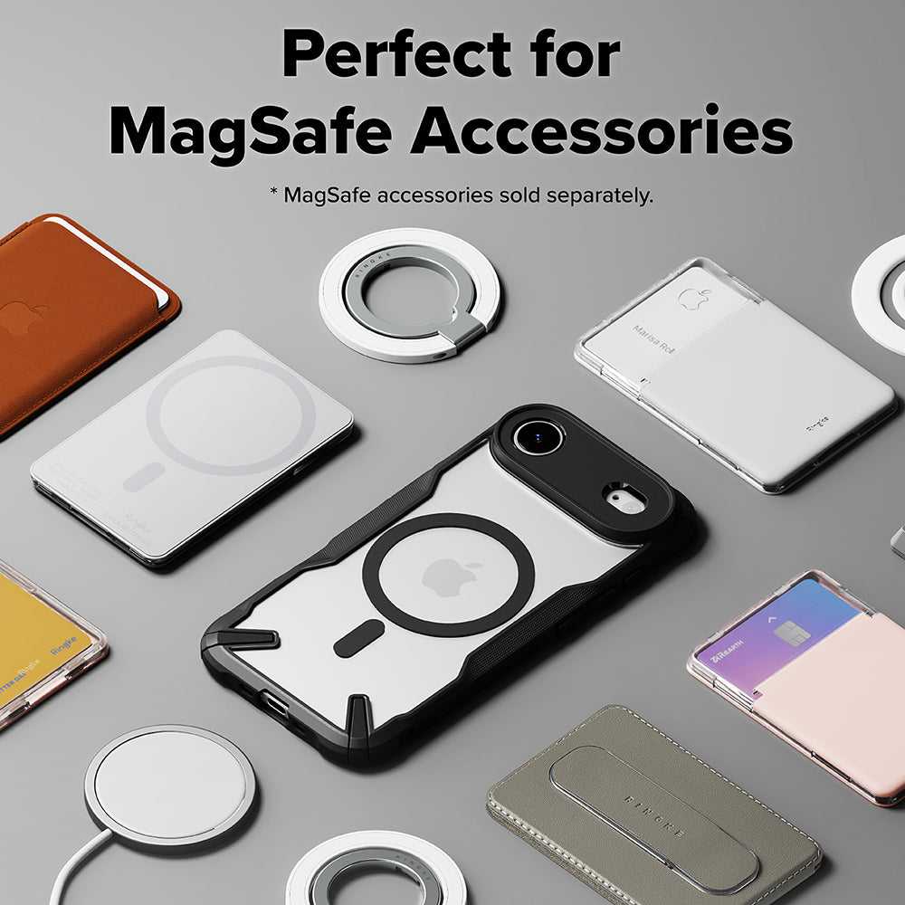 MagSafe cover til Apple iPhone 17 Air, Ringke, Fusion X, Sort