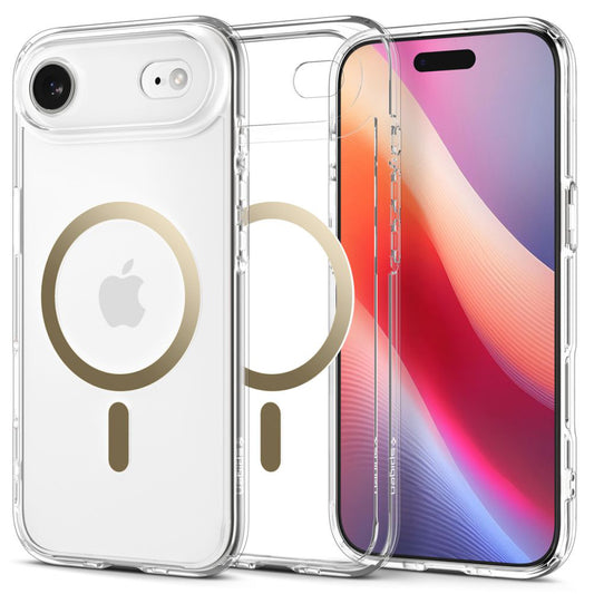 MagSafe cover til Apple iPhone 17 Air, Spigen, Ultra Hybrid, Gennemsigtig Guld