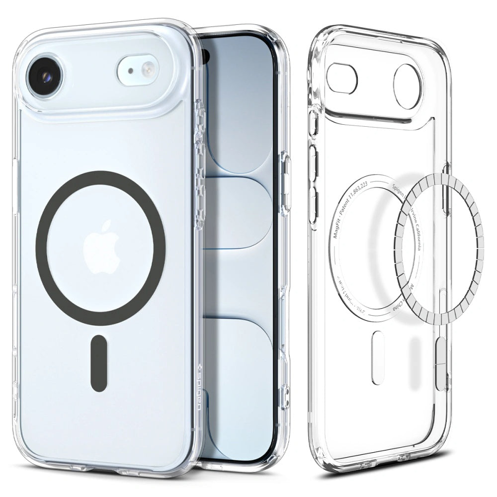 MagSafe cover til Apple iPhone 17 Air, Spigen, Ultra Hybrid, Transparent Grå ACS10314