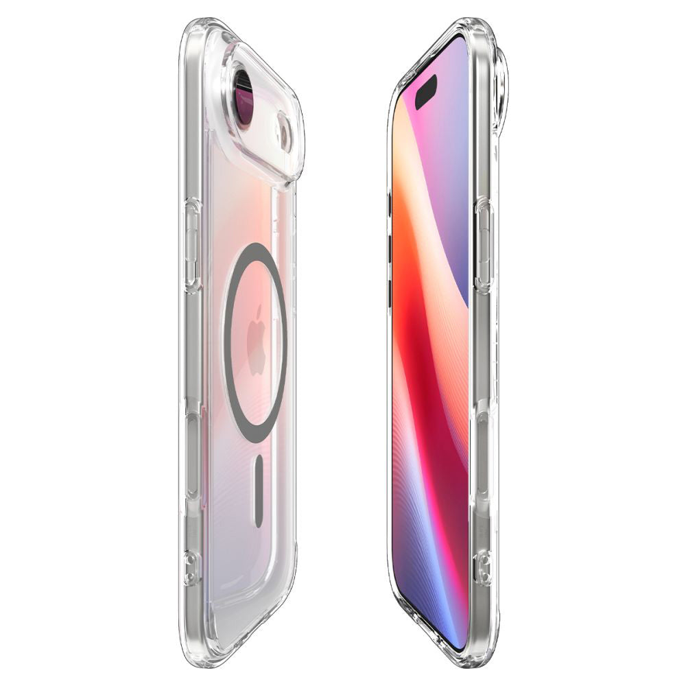 MagSafe cover til Apple iPhone 17 Air, Spigen, Ultra Hybrid, Transparent Grå ACS10314