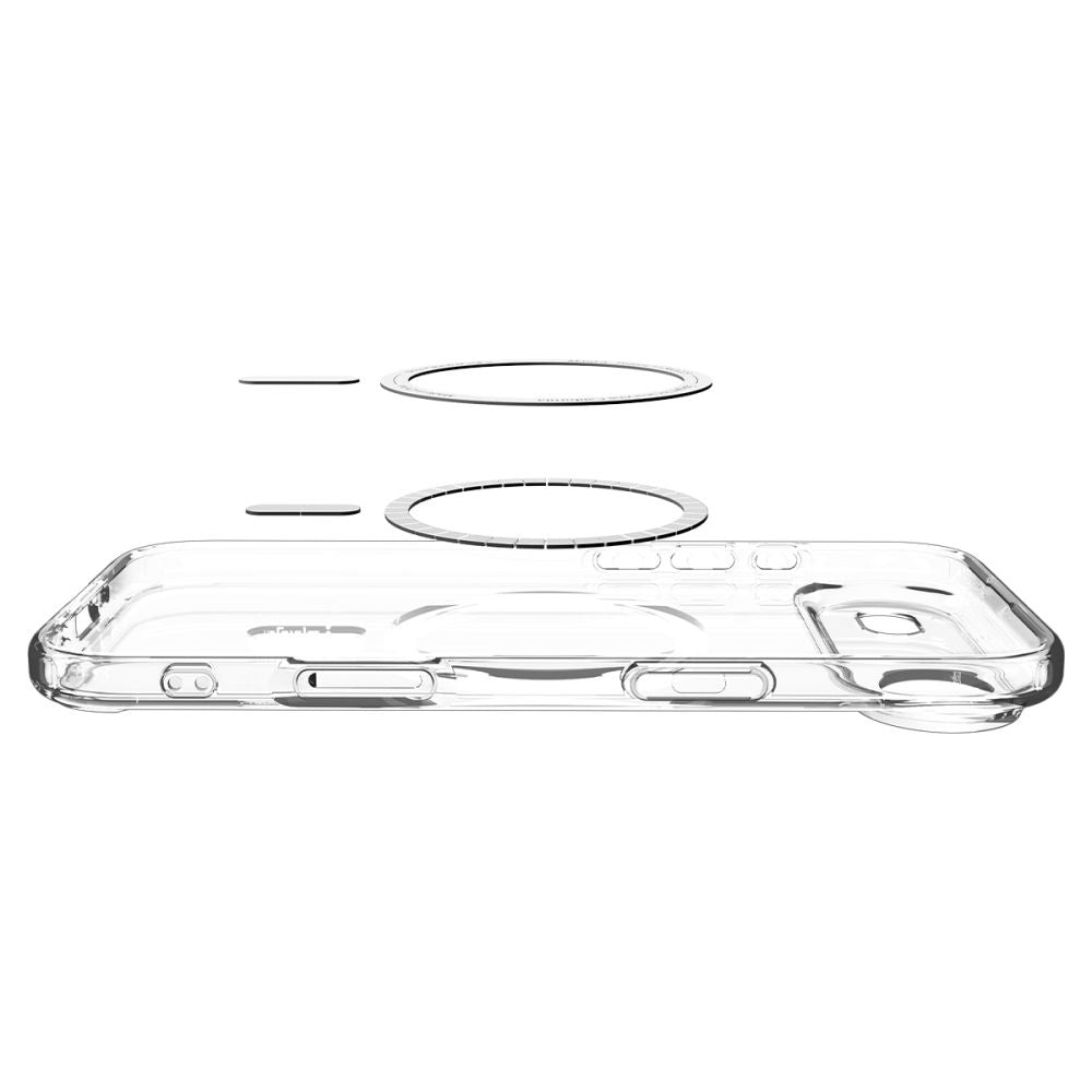 MagSafe cover til Apple iPhone 17 Air, Spigen, Ultra Hybrid, Transparent Grå ACS10314