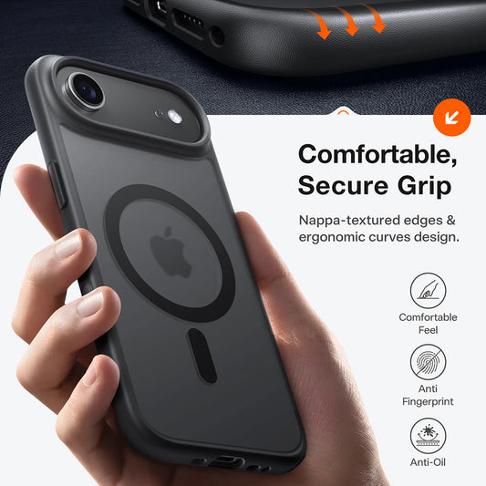 MagSafe cover til Apple iPhone 17 Air, Torras, Guardian, Sort