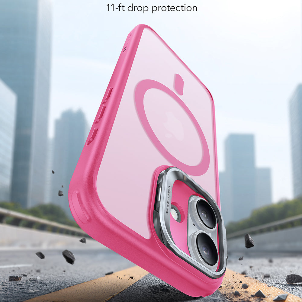 MagSafe cover til Apple iPhone 17, ESR, Classic Hybrid Kickstand, Satinrosa