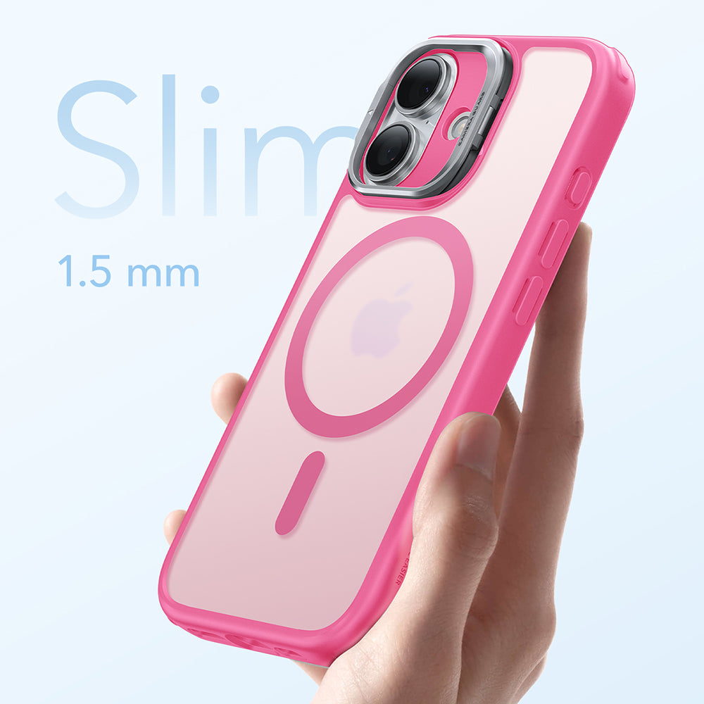 MagSafe cover til Apple iPhone 17, ESR, Classic Hybrid Kickstand, Satinrosa