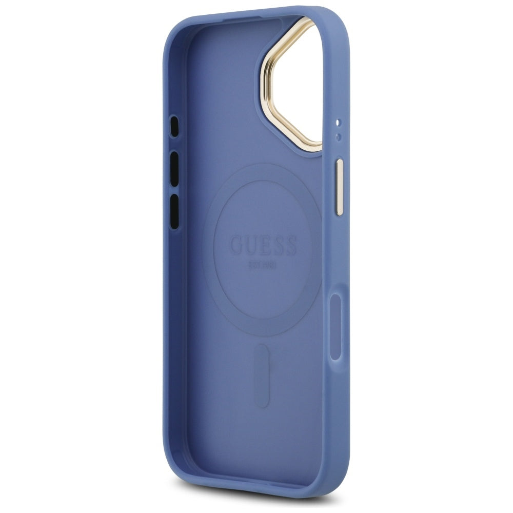 MagSafe cover til Apple iPhone 17, Guess, 4G Classic, Blå