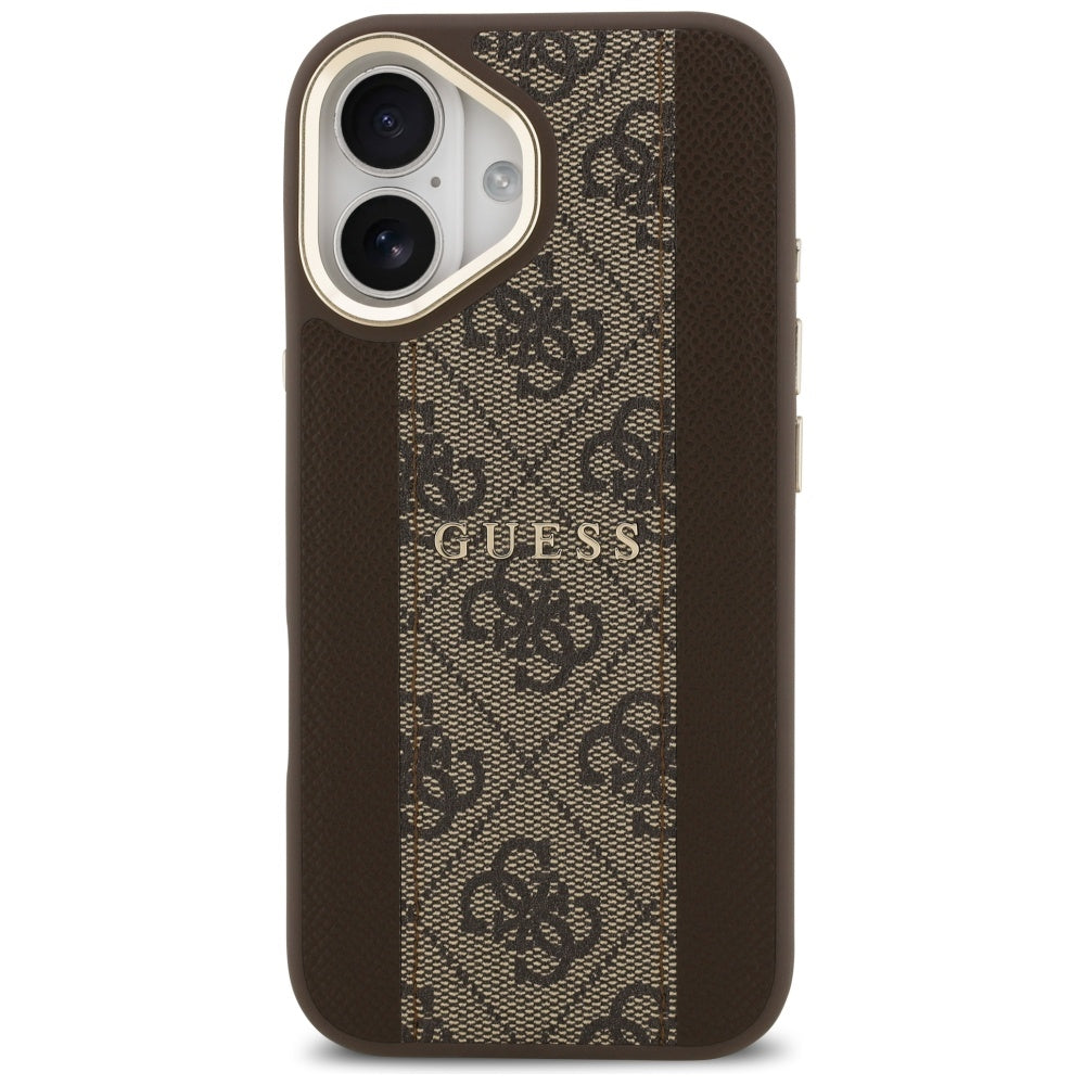 MagSafe cover til Apple iPhone 17, Guess, 4G Stripe, Brun