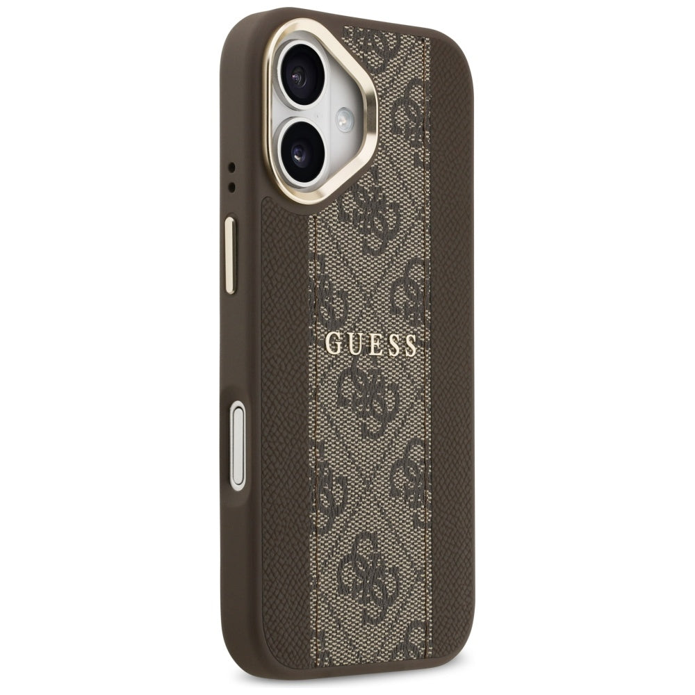 MagSafe cover til Apple iPhone 17, Guess, 4G Stripe, Brun