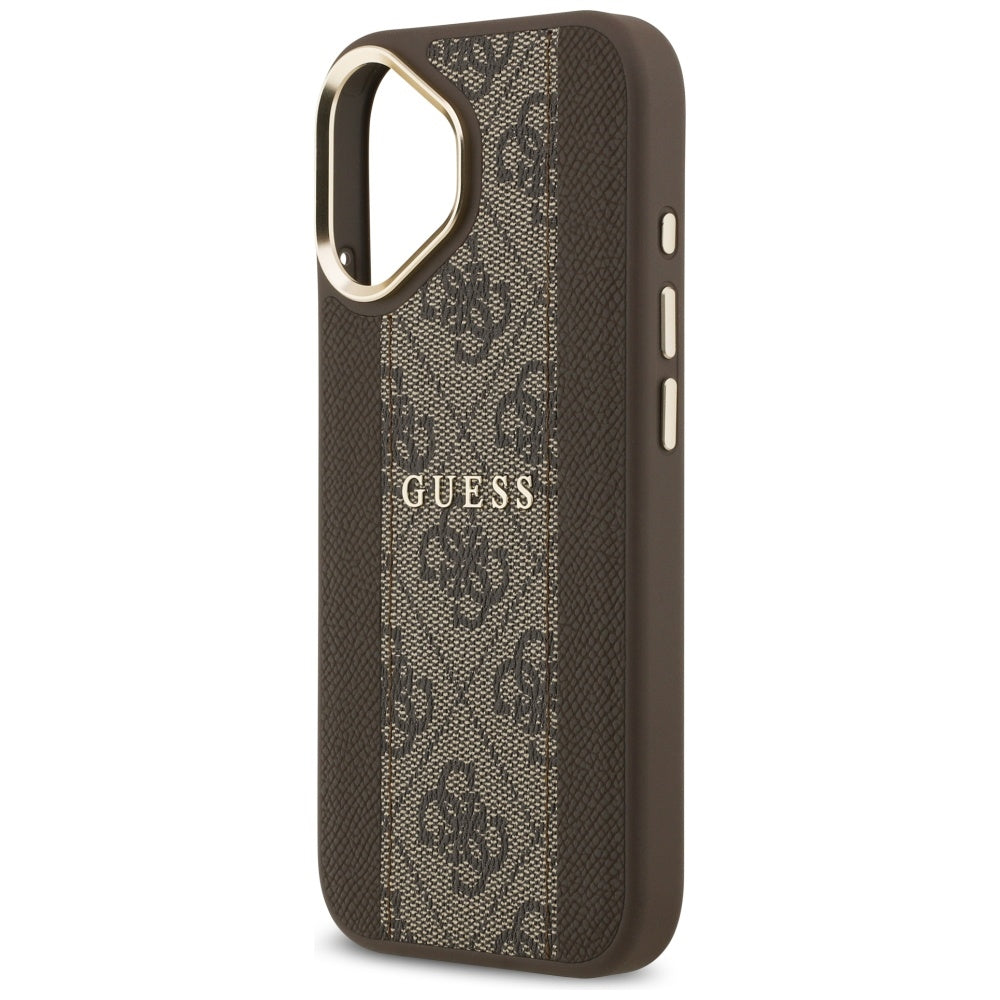 MagSafe cover til Apple iPhone 17, Guess, 4G Stripe, Brun