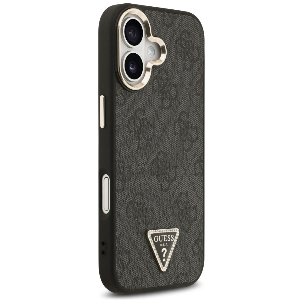 MagSafe cover til Apple iPhone 17, Guess, 4G Triangle Diamond Logo, Sort