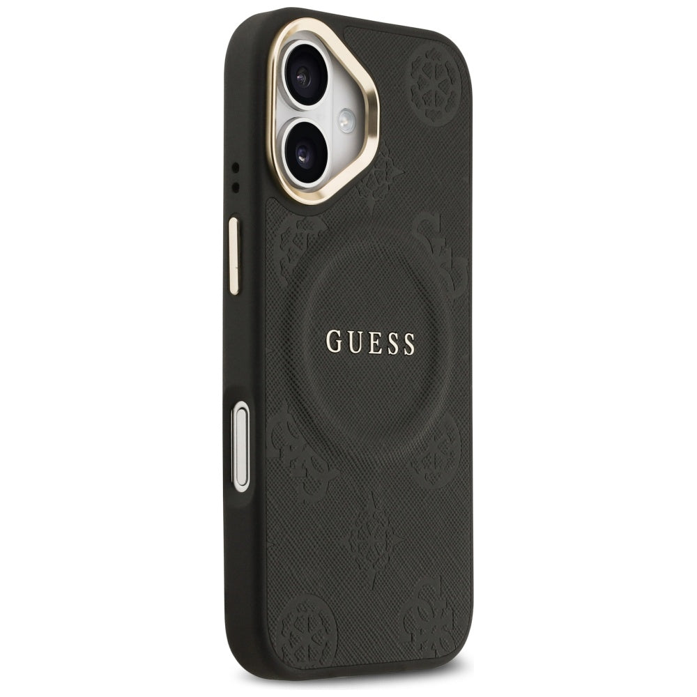 MagSafe cover til Apple iPhone 17, Guess, Peony Hot Stamp, Sort