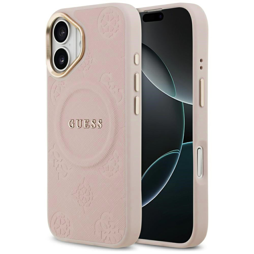 MagSafe cover til Apple iPhone 17, Guess, Peony Hot Stamp, Pink
