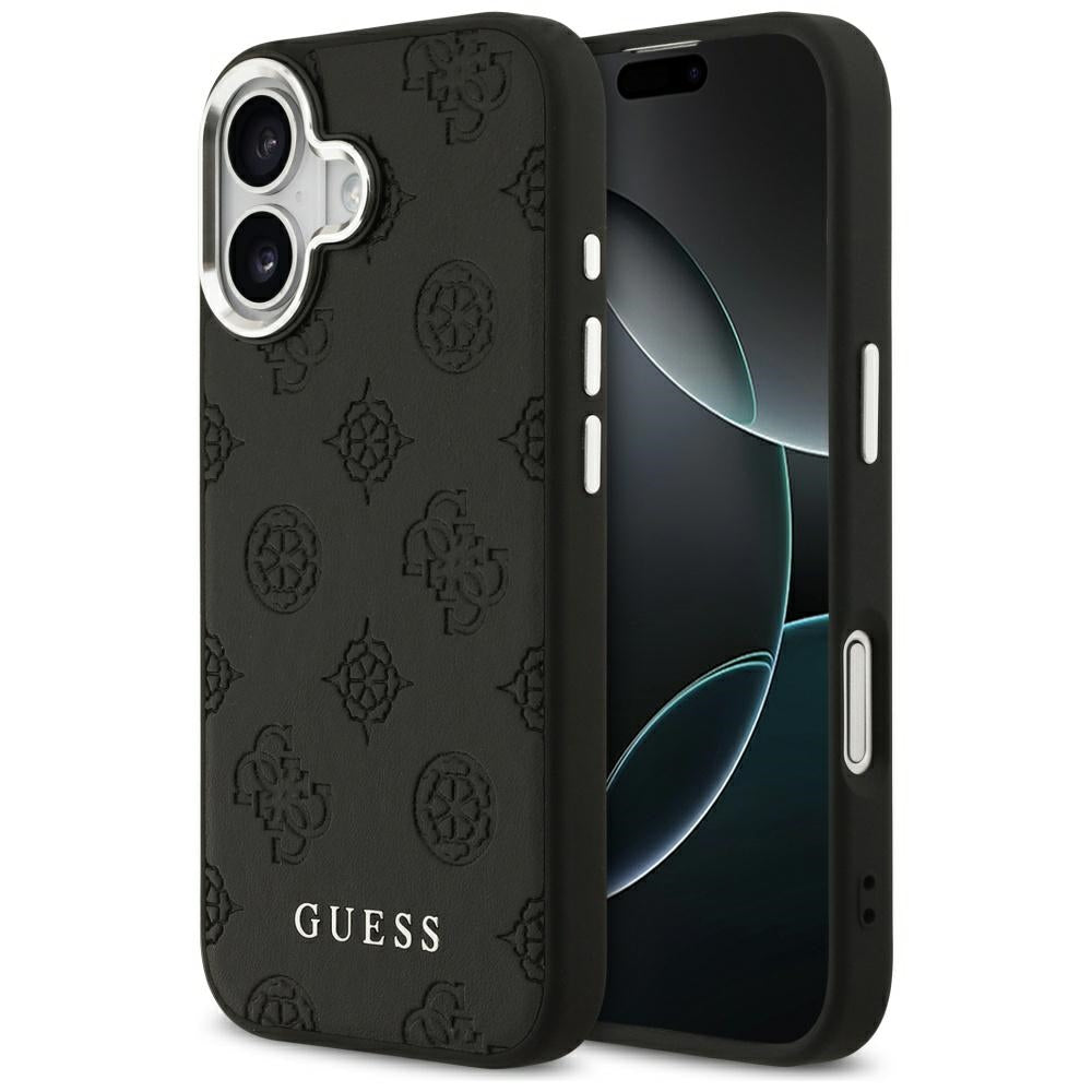 MagSafe cover til Apple iPhone 17, Guess, Peony Hot Stamp Script, Sort
