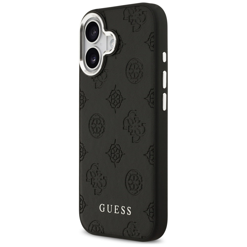 MagSafe cover til Apple iPhone 17, Guess, Peony Hot Stamp Script, Sort