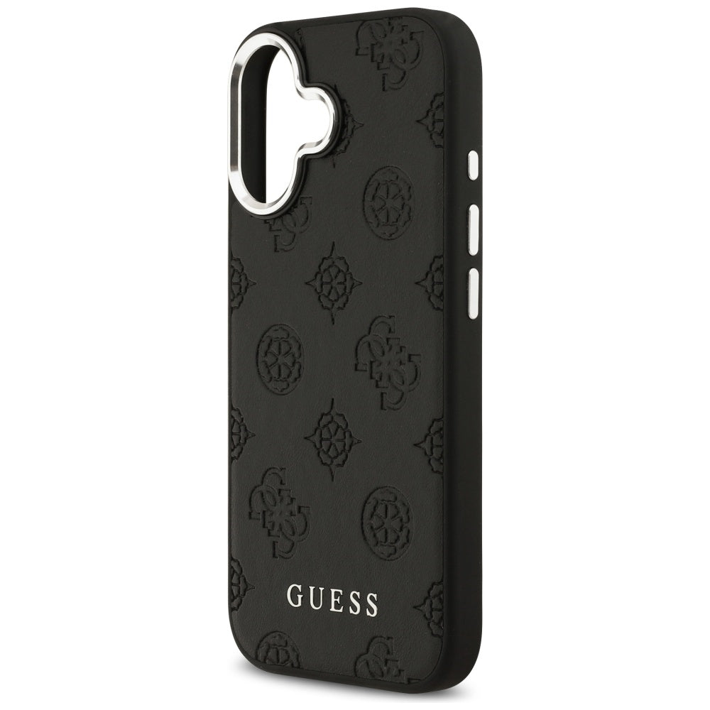 MagSafe cover til Apple iPhone 17, Guess, Peony Hot Stamp Script, Sort