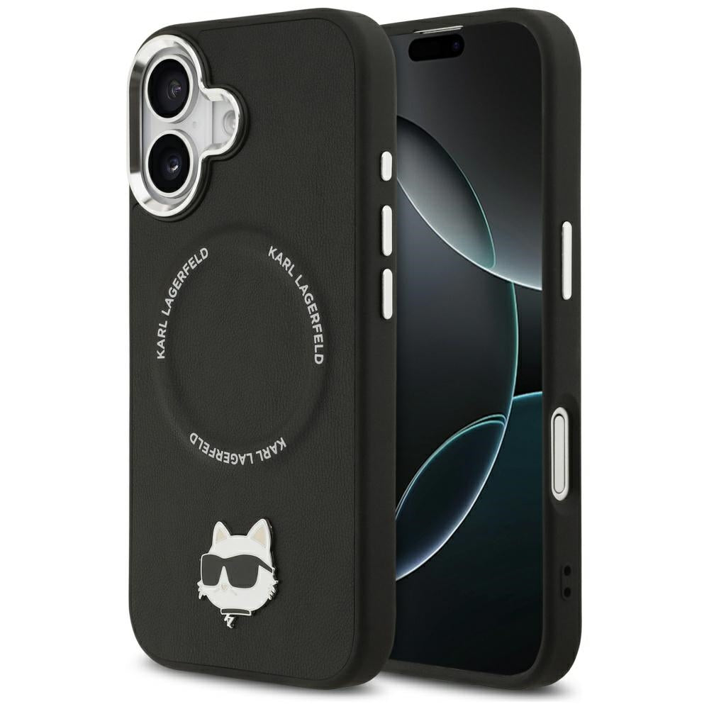 MagSafe cover til Apple iPhone 17, Karl Lagerfeld, Choupette Pin, Sort