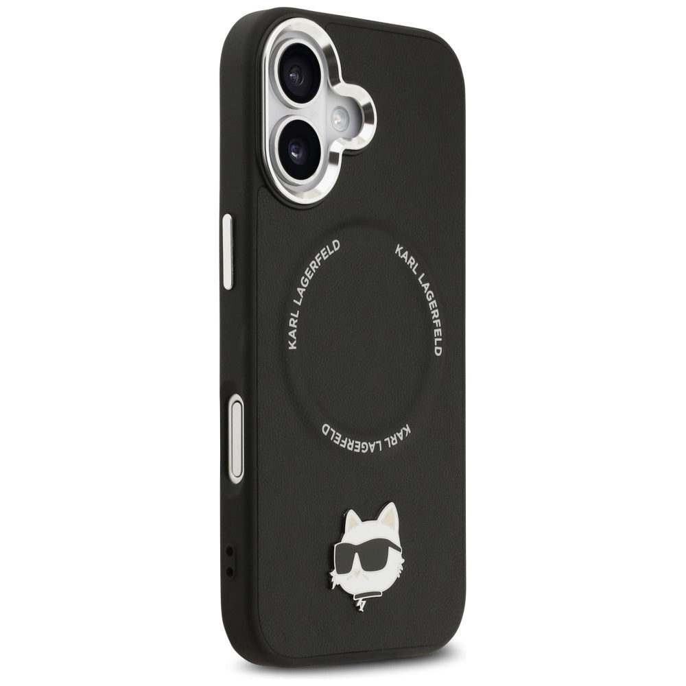 MagSafe cover til Apple iPhone 17, Karl Lagerfeld, Choupette Pin, Sort
