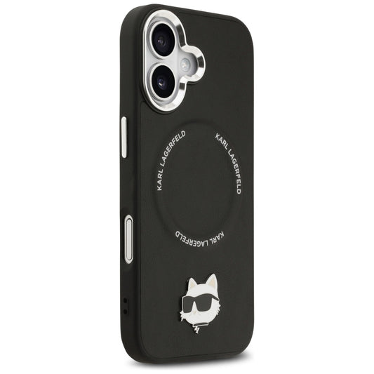 MagSafe cover til Apple iPhone 17, Karl Lagerfeld, Choupette Pin, Sort