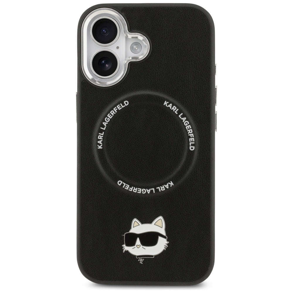 MagSafe cover til Apple iPhone 17, Karl Lagerfeld, Choupette Pin, Sort