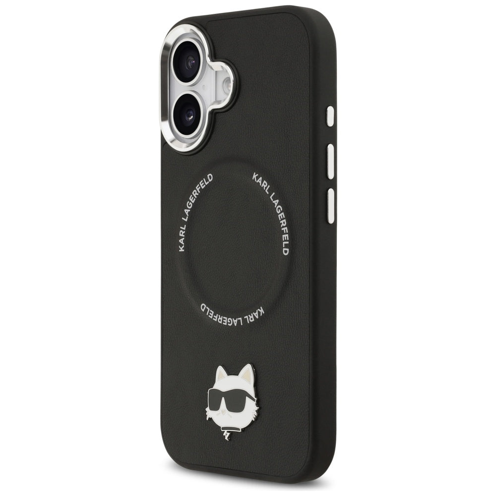 MagSafe cover til Apple iPhone 17, Karl Lagerfeld, Choupette Pin, Sort