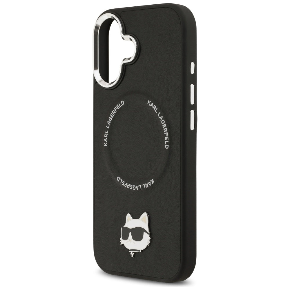 MagSafe cover til Apple iPhone 17, Karl Lagerfeld, Choupette Pin, Sort
