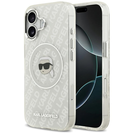MagSafe cover til Apple iPhone 17, Karl Lagerfeld, IML Karl's Head, Grå