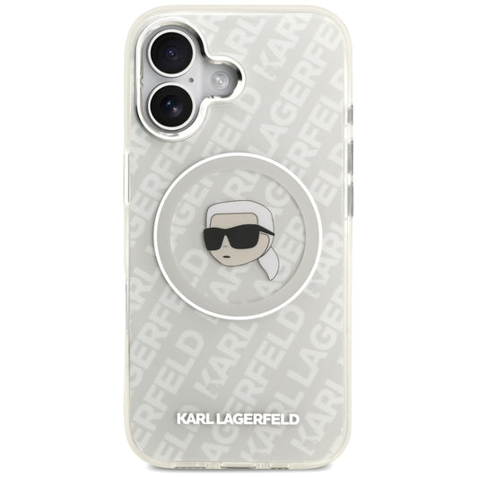 MagSafe cover til Apple iPhone 17, Karl Lagerfeld, IML Karl's Head, Grå