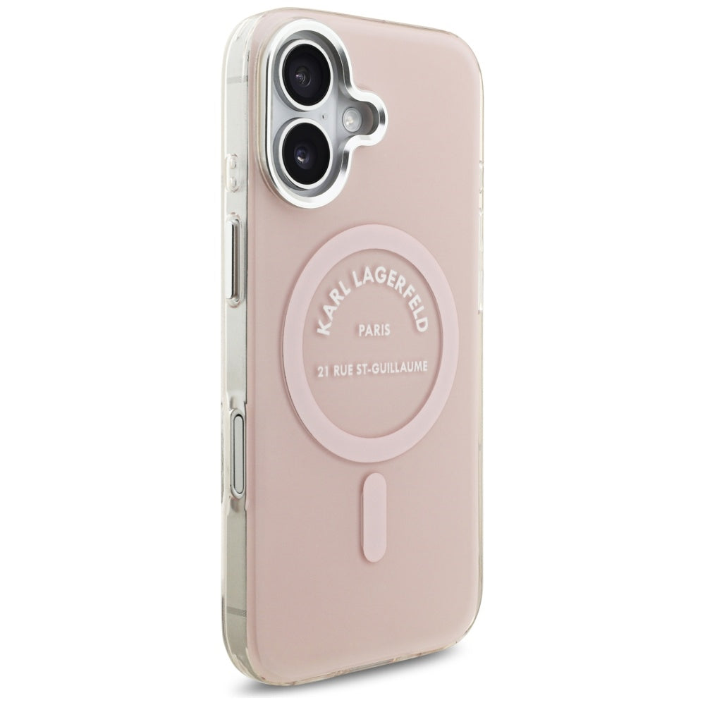 MagSafe cover til Apple iPhone 17, Karl Lagerfeld, IML Logo RSG, Pink