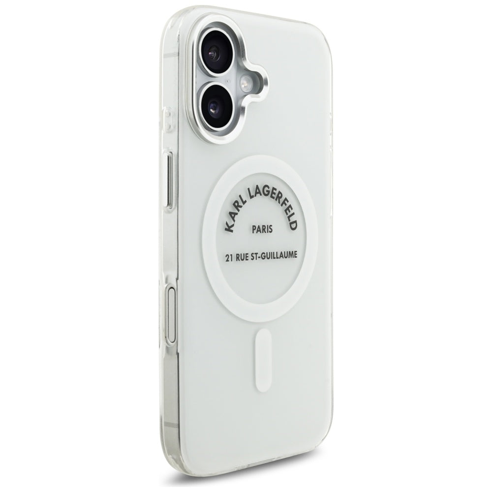 MagSafe cover til Apple iPhone 17, Karl Lagerfeld, IML Logo RSG, Transparent