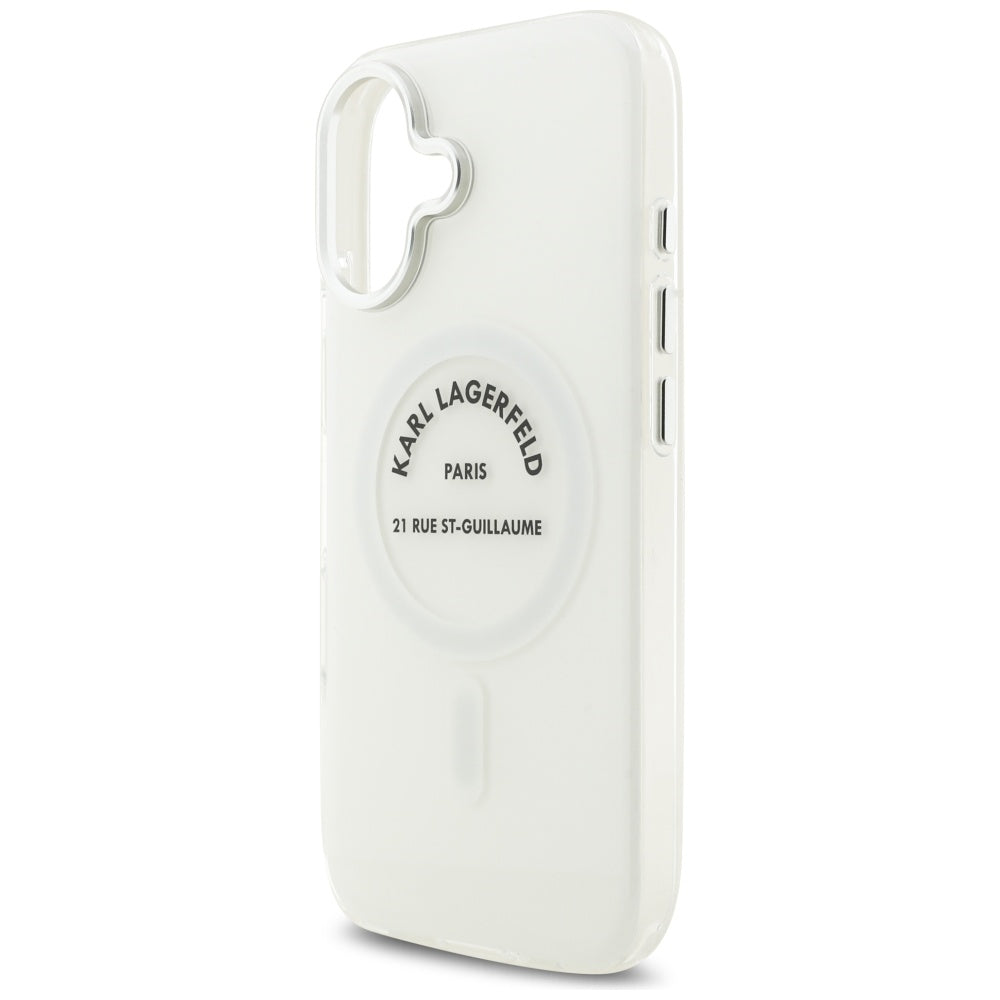MagSafe cover til Apple iPhone 17, Karl Lagerfeld, IML Logo RSG, Transparent