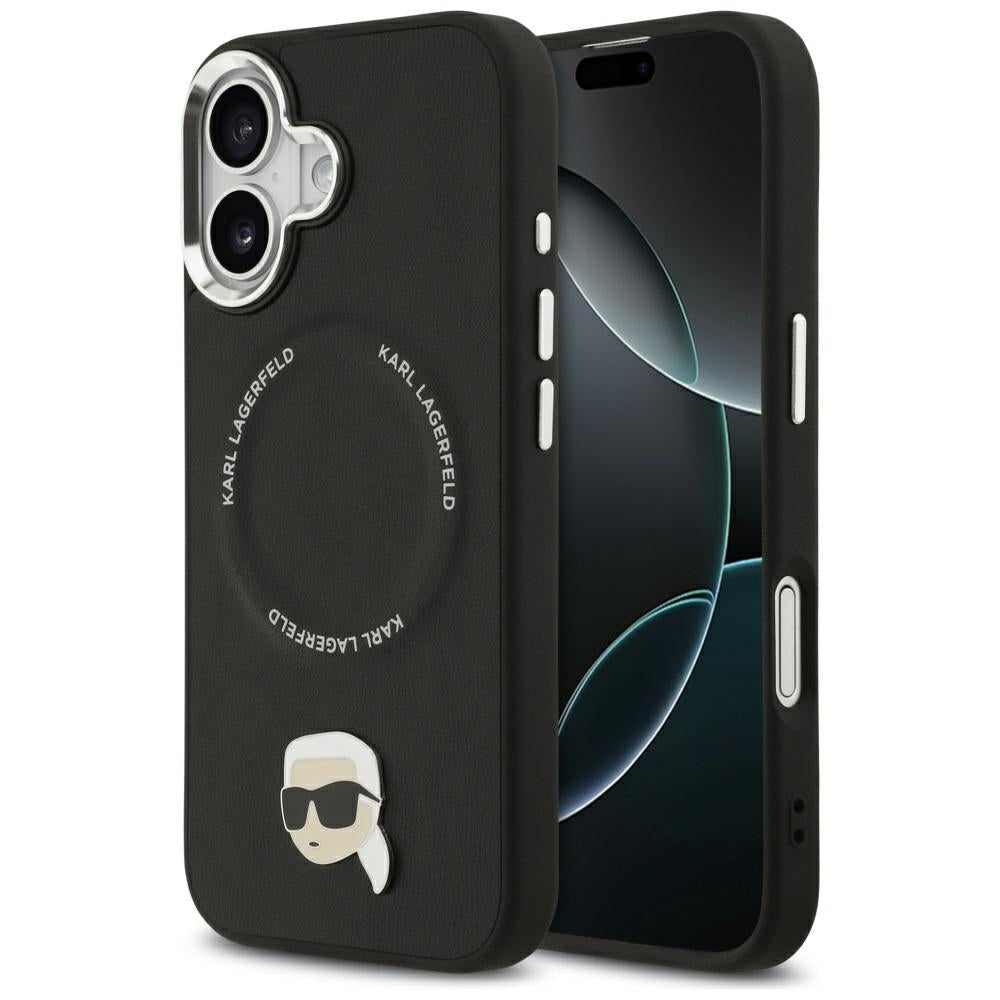MagSafe cover til Apple iPhone 17, Karl Lagerfeld, Karl Pin, Sort