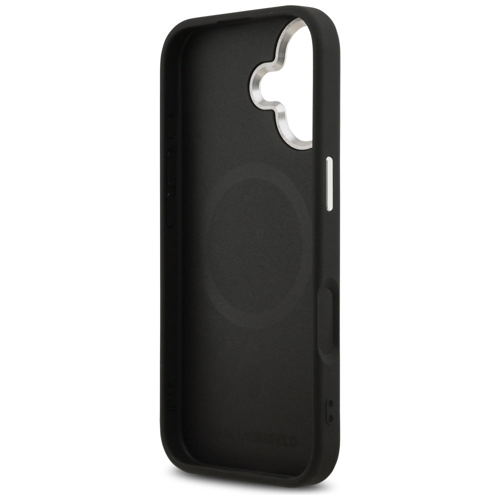 MagSafe cover til Apple iPhone 17, Karl Lagerfeld, Karl Pin, Sort