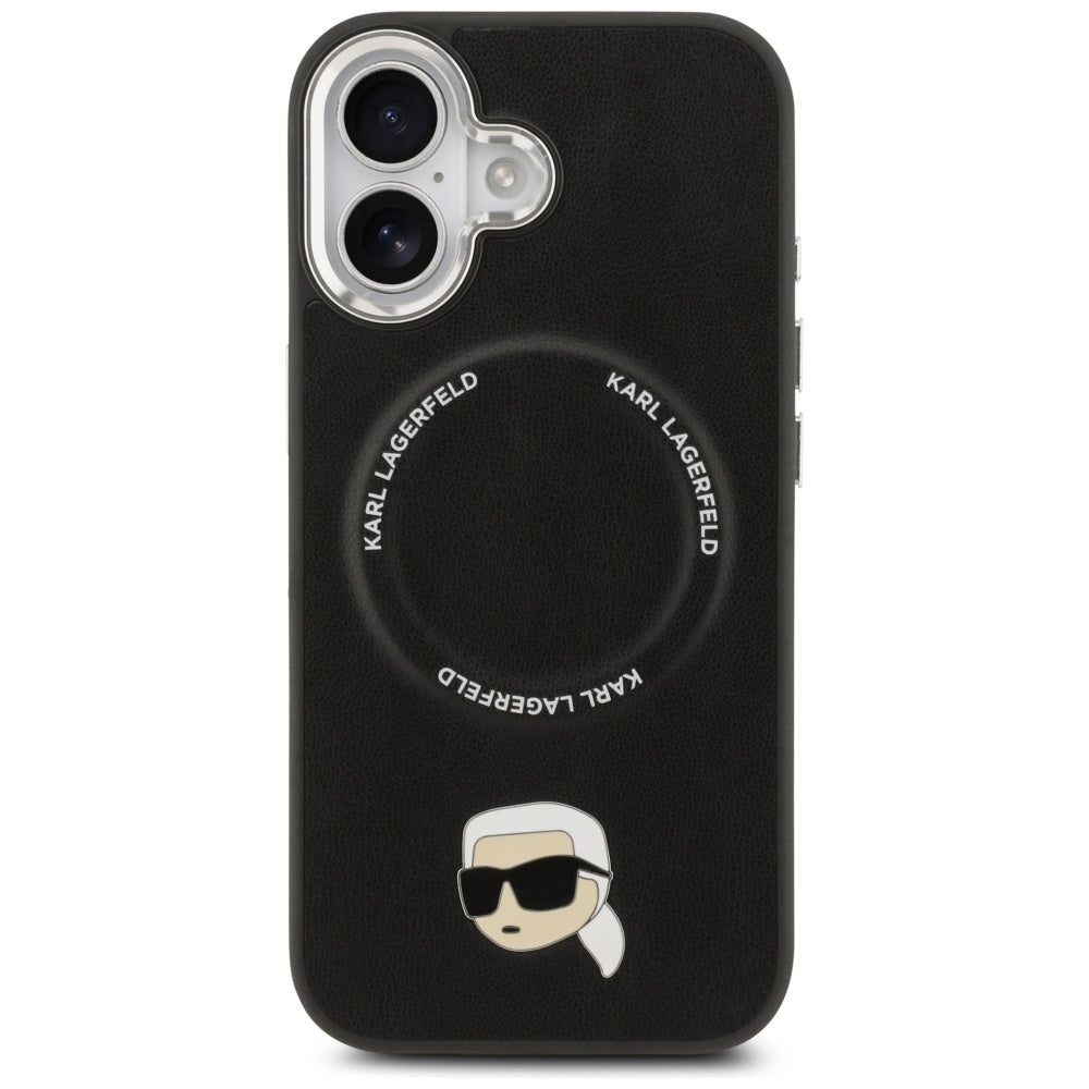 MagSafe cover til Apple iPhone 17, Karl Lagerfeld, Karl Pin, Sort