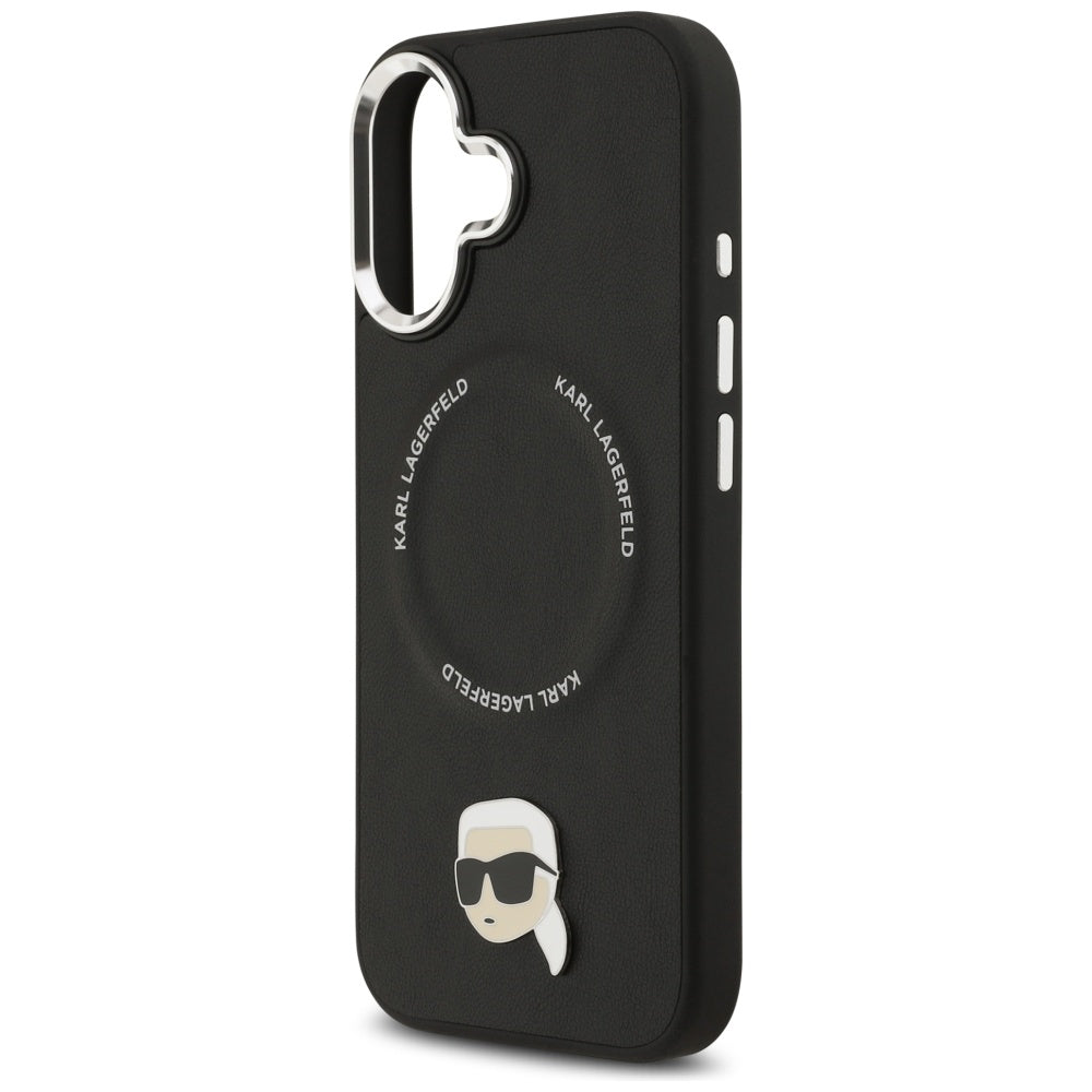 MagSafe cover til Apple iPhone 17, Karl Lagerfeld, Karl Pin, Sort