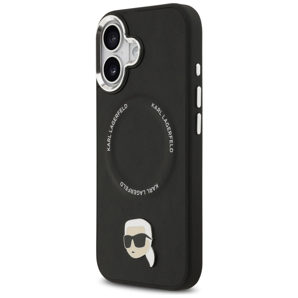 MagSafe cover til Apple iPhone 17, Karl Lagerfeld, Karl Pin, Sort